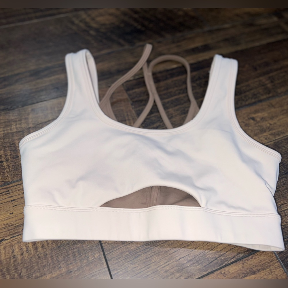 ZYIA cocoa and crème bra size medium